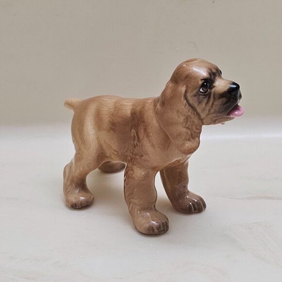Hagen Renaker Patsy Cocker Spaniel Puppy Figurine Dog Glossy Version - Picture 3 of 9
